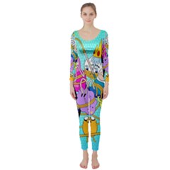 Adventure Time Cartoon Long Sleeve Catsuit by Sarkoni