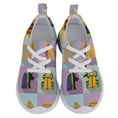 Egypt Icons Set Flat Style Running Shoes by Bedest