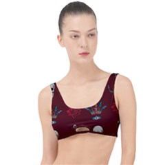 Tattoo Old School Background Pattern The Little Details Bikini Top by Bedest