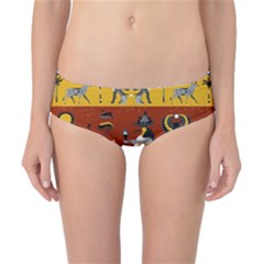 Ancient Egyptian Religion Seamless Pattern Classic Bikini Bottoms by Hannah976