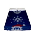 Santa Clauses Wallpaper Fitted Sheet (Full/ Double Size) View1