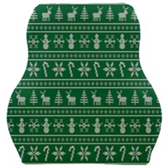 Wallpaper Ugly Sweater Backgrounds Christmas Car Seat Velour Cushion  by artworkshop