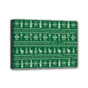 Wallpaper Ugly Sweater Backgrounds Christmas Mini Canvas 7  x 5  (Stretched) View1