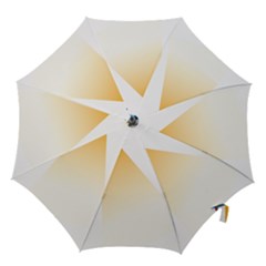 Blue Ufo Illustration Unidentified Flying Object Cartoon Hook Handle Umbrellas (large) by Sarkoni