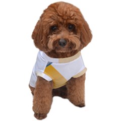Blue Ufo Illustration Unidentified Flying Object Cartoon Dog T-shirt by Sarkoni