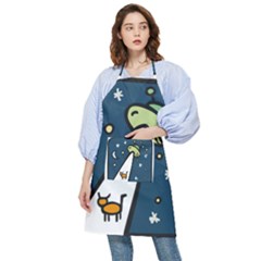 Ufo Alien Unidentified Flying Object Pocket Apron by Sarkoni