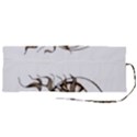 Psychedelic Art Drawing Sun And Moon Head Fictional Character Roll Up Canvas Pencil Holder (M) View2