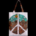 Psychedelic Art Painting Peace Drawing Landscape Art Peaceful Zipper Classic Tote Bag View2