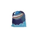 Ufo Alien Spaceship Galaxy Drawstring Pouch (XS) View1