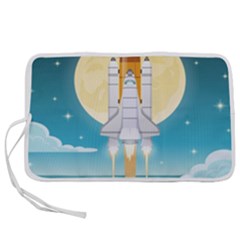 Space Exploration Illustration Pen Storage Case (s) by Bedest