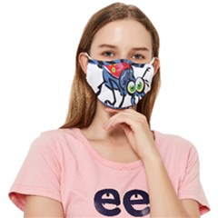 Bug Black Insect Animal Fitted Cloth Face Mask (adult) by Sarkoni