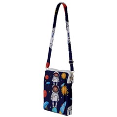 Boy Spaceman Space Rocket Ufo Planets Stars Multi Function Travel Bag by Ndabl3x