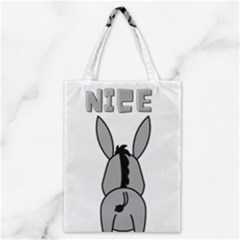 Donkey Ass Funny Nice Cute Floppy Classic Tote Bag by Sarkoni