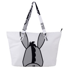 Donkey Ass Funny Nice Cute Floppy Full Print Shoulder Bag by Sarkoni