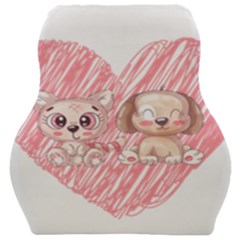 Paw Dog Pet Puppy Canine Cute Car Seat Velour Cushion  by Sarkoni