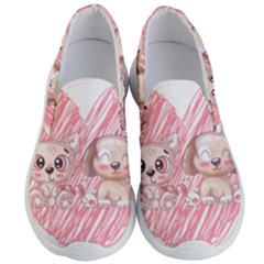 Paw Dog Pet Puppy Canine Cute Men s Lightweight Slip Ons by Sarkoni
