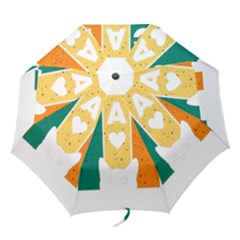 Cat Kitten Pet Animal Feline Cat Folding Umbrellas by Sarkoni