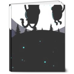 Cartoon  Adventure Time 8  X 10  Hardcover Notebook by Bedest