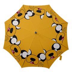 Adventure Time Cartoon Face Funny Happy Toon Hook Handle Umbrellas (small) by Bedest