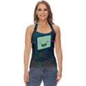 Bmo In Space  Adventure Time Beemo Cute Gameboy Basic Halter Top View1