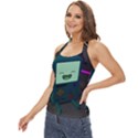 Bmo In Space  Adventure Time Beemo Cute Gameboy Basic Halter Top View2