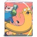 Finn And Jake Adventure Time Bmo Cartoon 8  x 10  Hardcover Notebook View2