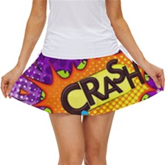 Crash Bang Adventure Time Art Boom Graffiti Women s Skort by Bedest