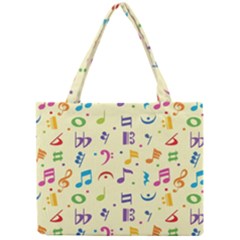 Seamless Pattern Musical Note Doodle Symbol Mini Tote Bag by Hannah976