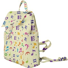 Seamless Pattern Musical Note Doodle Symbol Buckle Everyday Backpack by Hannah976