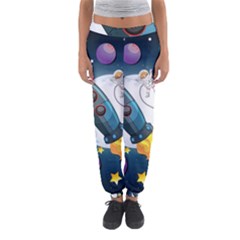 Spaceship Astronaut Space Women s Jogger Sweatpants by Hannah976
