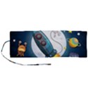 Spaceship Astronaut Space Roll Up Canvas Pencil Holder (M) View1