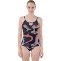 Dessert and Mily way  Pattern  Cut Out Top Tankini Set View1