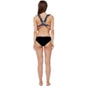 Dessert and Mily way  Pattern  Low Cut Ruffle Edge Bikini Top View4
