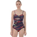 Dessert storm wave  Pattern  Sweetheart Tankini Set View1