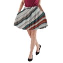 Dessert road  Pattern  all over print design A-Line Pocket Skirt View1