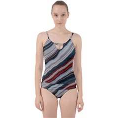 Dessert Road  pattern  All Over Print Design Cut Out Top Tankini Set by coffeus