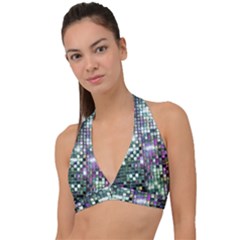 Disco Mosaic Magic Halter Plunge Bikini Top by essentialimage365