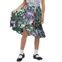 Disco Mosaic Magic Kids  Ruffle Flared Wrap Midi Skirt View1