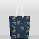 Monster Alien Pattern Seamless Background Full Print Rope Handle Tote (Small) View2