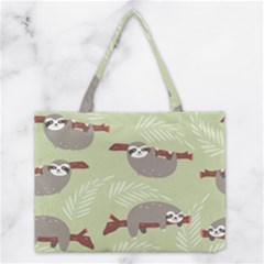 Sloths Pattern Design Medium Tote Bag by Hannah976