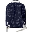 Mathematical Seamless Pattern With Geometric Shapes Formulas Double Compartment Backpack View3