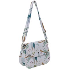 Pattern Sloth Woodland Saddle Handbag by Hannah976