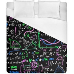 Math Linear Mathematics Education Circle Background Duvet Cover (california King Size) by Hannah976