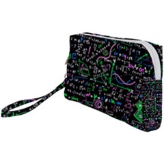 Math Linear Mathematics Education Circle Background Wristlet Pouch Bag (small) by Hannah976
