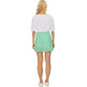 Ocean Monstera Mini Front Wrap Skirt View4