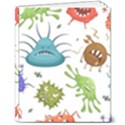 Dangerous Streptococcus Lactobacillus Staphylococcus Others Microbes Cartoon Style Vector Seamless P 8  x 10  Hardcover Notebook View1