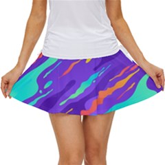 Multicolored Abstract Background Women s Skort by Apen