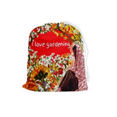 Garden Lover Drawstring Pouch (large) by TShirt44