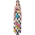 Vector Romantic Love Seamless Pattern Empire Waist Maxi Dress View1