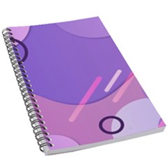 Hand Drawn Abstract Organic Shapes Background 5 5  X 8 5  Notebook by Apen